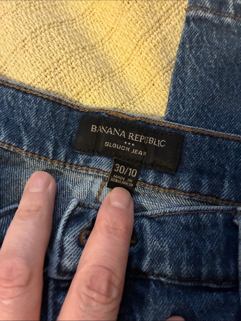Banana Republic Medium Blue Slouch Jeans - Women's